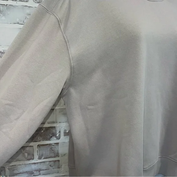 Athletic Casual Beige Sweatshirt XL - Picture 4 of 6